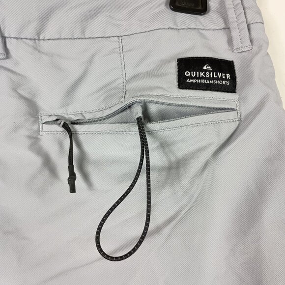 Quiksilver Mens Union Amphibian Hybrid Shorts with DryFlight Size 29 Gray Casual - Picture 8 of 10